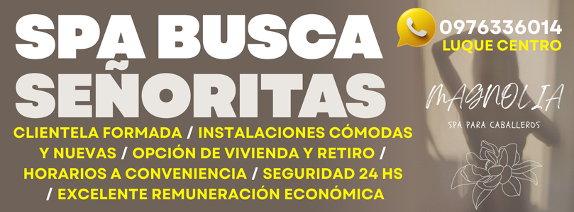 Mgnolia Spa Busca Masajistas en Asuncion