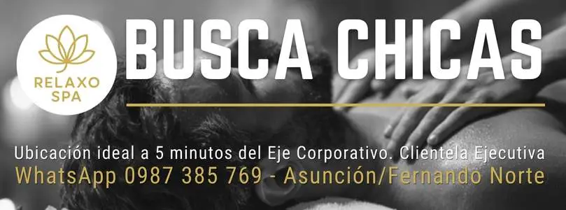 Relaxo Spa busca masajistas: Excelente oportunidad laboral RELAXO SPA Busca Chicas